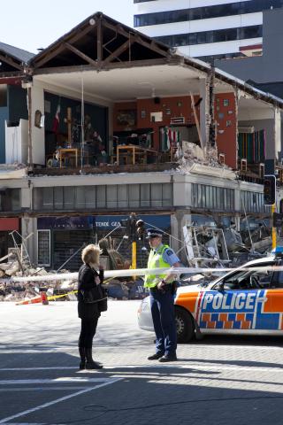 NZ Police involved in Christchurch earthquake